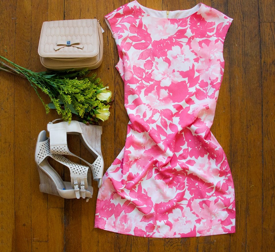 Pink & White Summer Dress