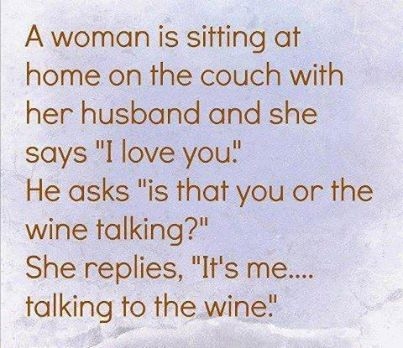 talking to the wine