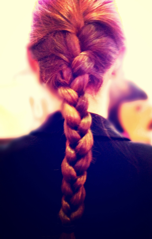 Thick brown braid Thick brown braid