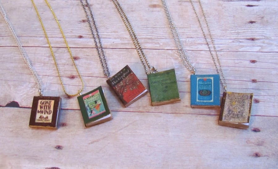 DIY Book Pendants