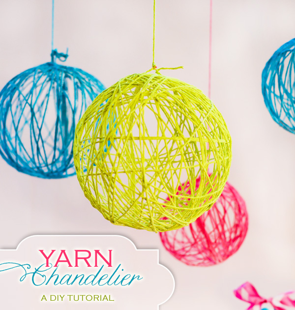 Creative Yarn Chandelier Creative Yarn Chandelier