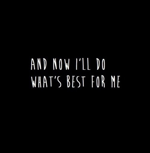 Whats best for me