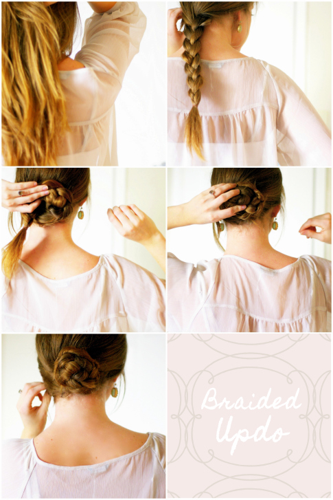 DIY Braided Updo
