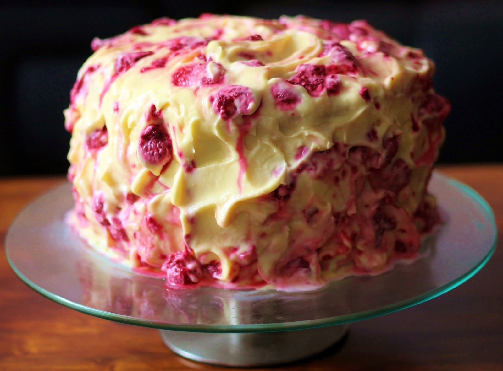 Lemon Raspberry Ripple Cake