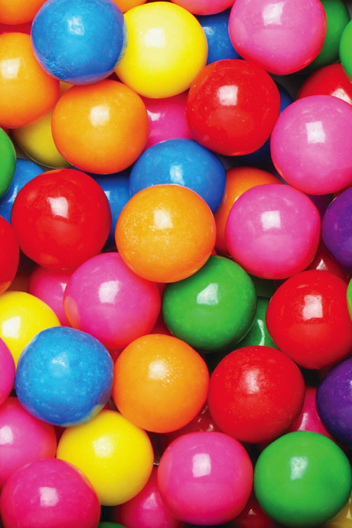 Bubble gum candy