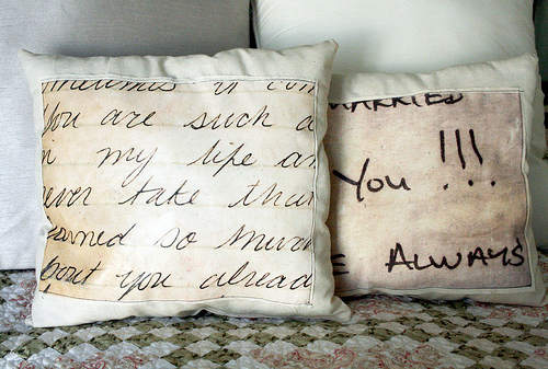 DIY Love Note Pillow Tutorial