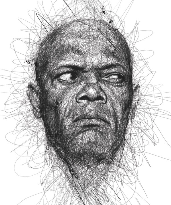 Samuel Jackson (Baddest dude in ENTERTAINMENT) DRAWING