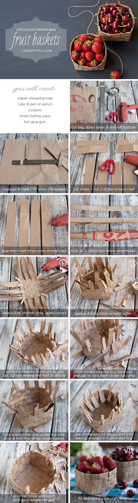 DIY Fruit Baskets DIY Fruit Baskets
