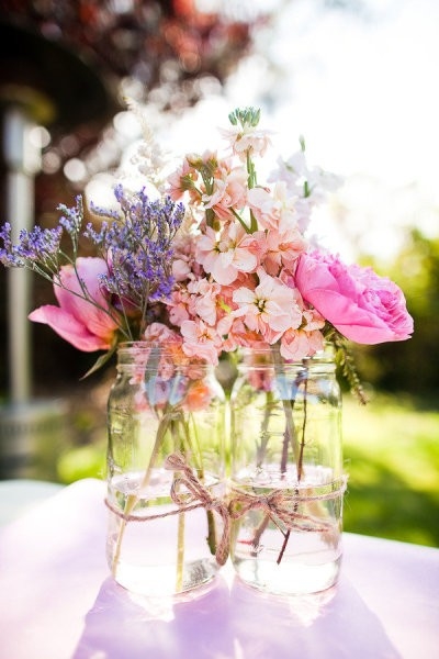 Wildflower centerpieces Wildflower centerpieces