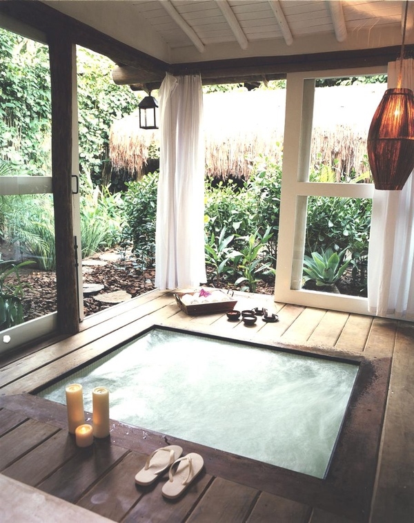 Hot tub getaway