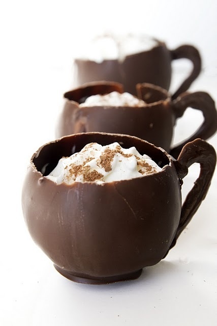 Chocolate Coffee Cups Chocolate Coffee Cups