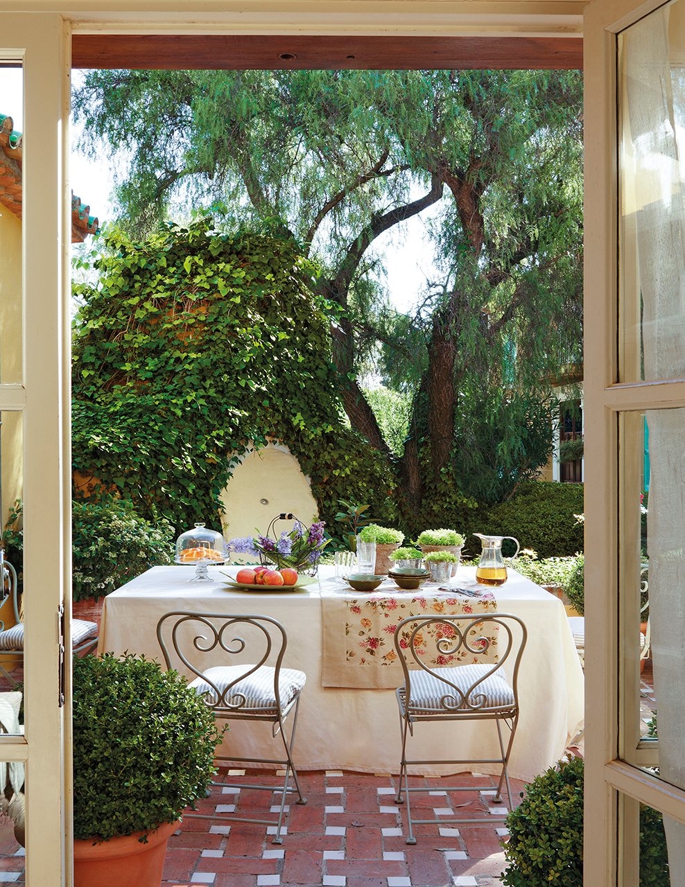 Outdoor luncheon