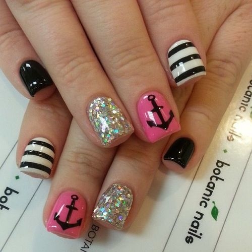 Nautical nails Nautical nails