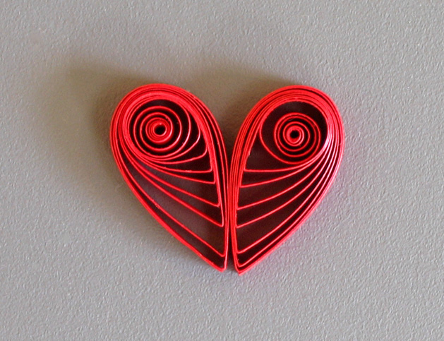 DIY Quilled Hearts