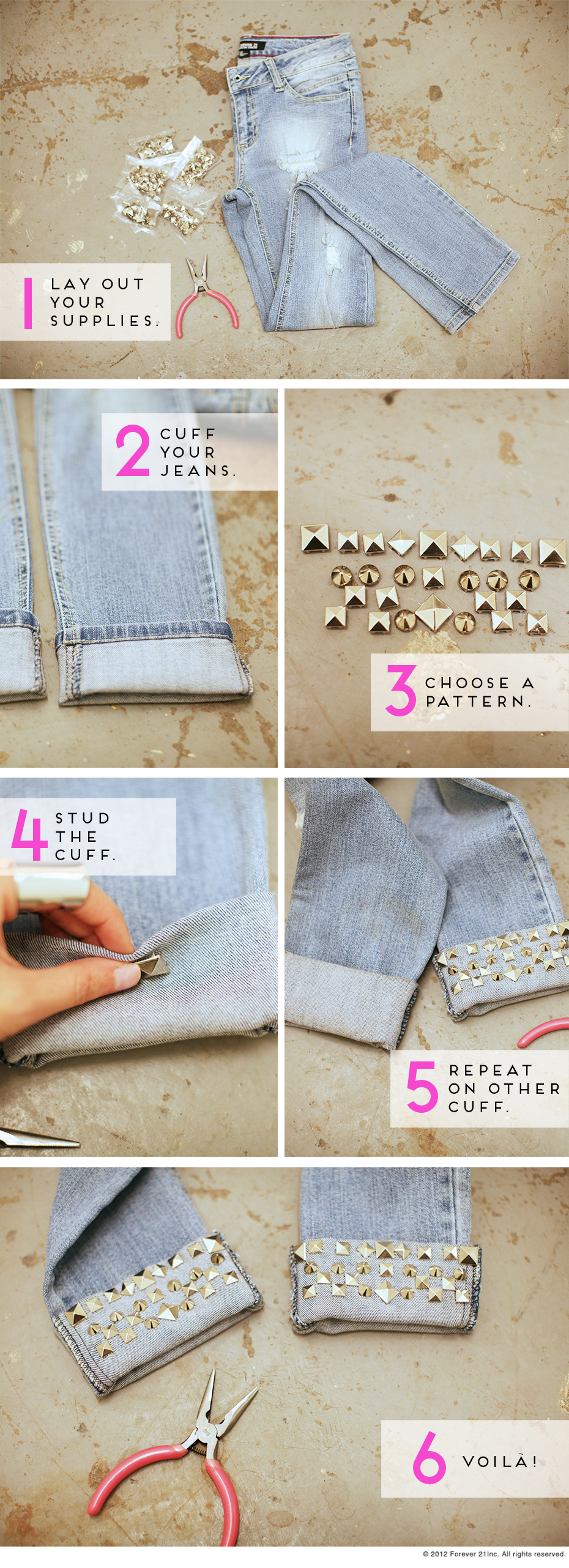DIY Fest Studded Cuffs DIY Fest Studded Cuffs