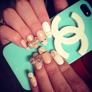 Nude chanel nails Nude chanel nails