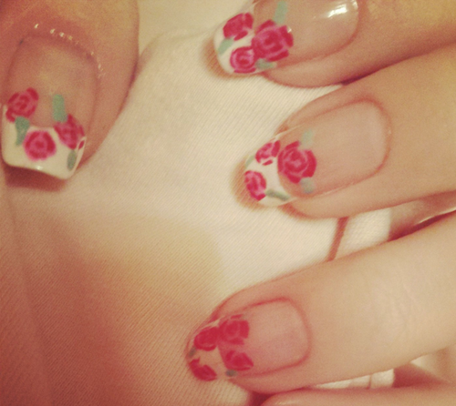 Rose manicure Rose manicure