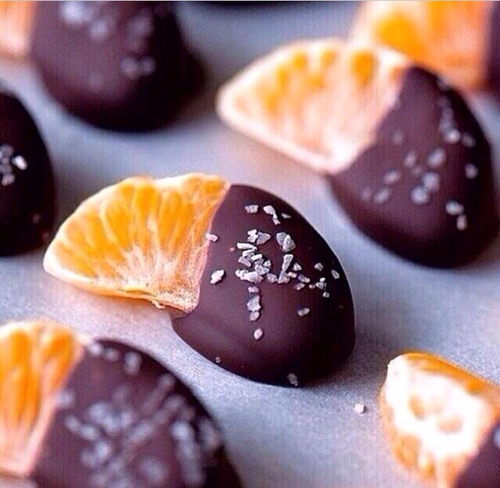 Chocolate covered oranges