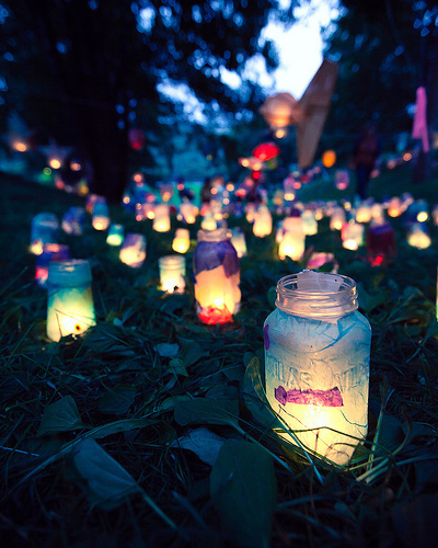 Glowing mason jars lights Glowing mason jars lights
