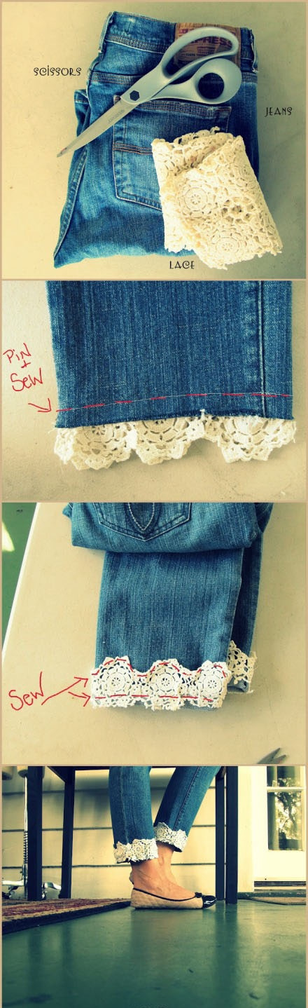 DIY Alterate Jeans