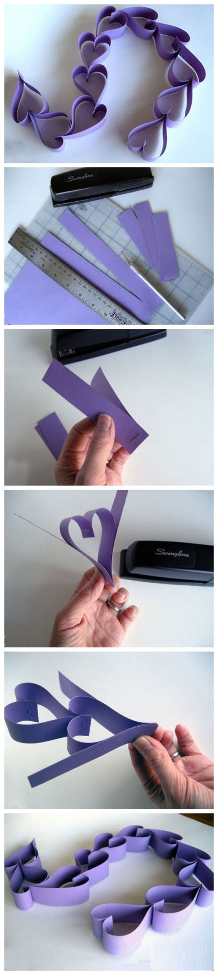Paper hearts Paper hearts