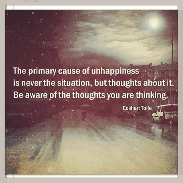 The primary cause of unhappiness The primary cause of unhappiness