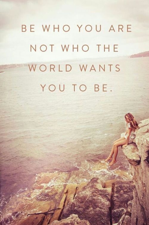 Be who you are