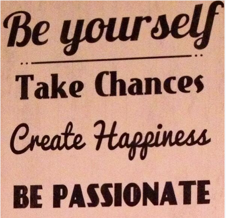 Be yourself