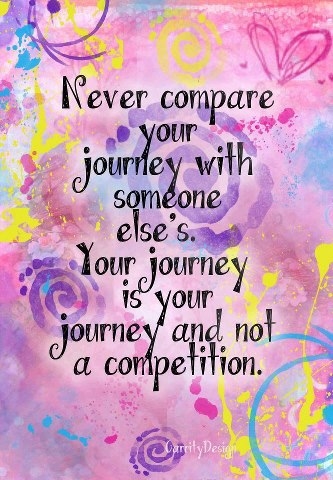 Never compare your journey Never compare your journey