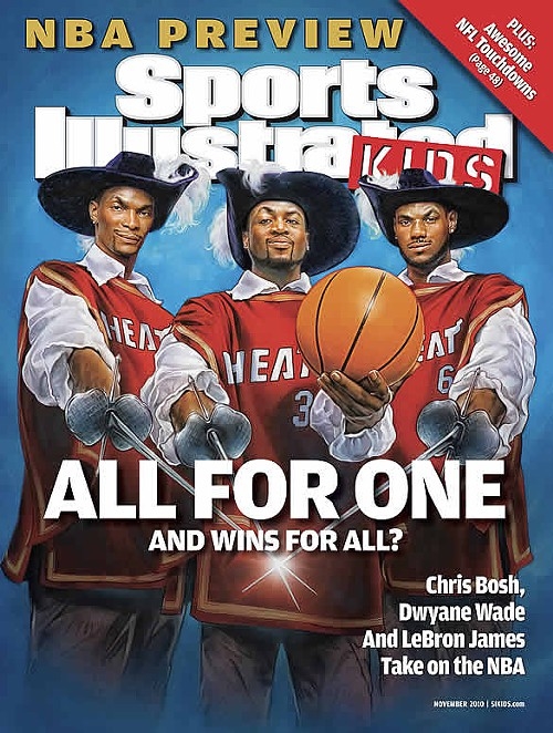 BIG THREE (COVER OF SPORTS ILLUSTRATED)