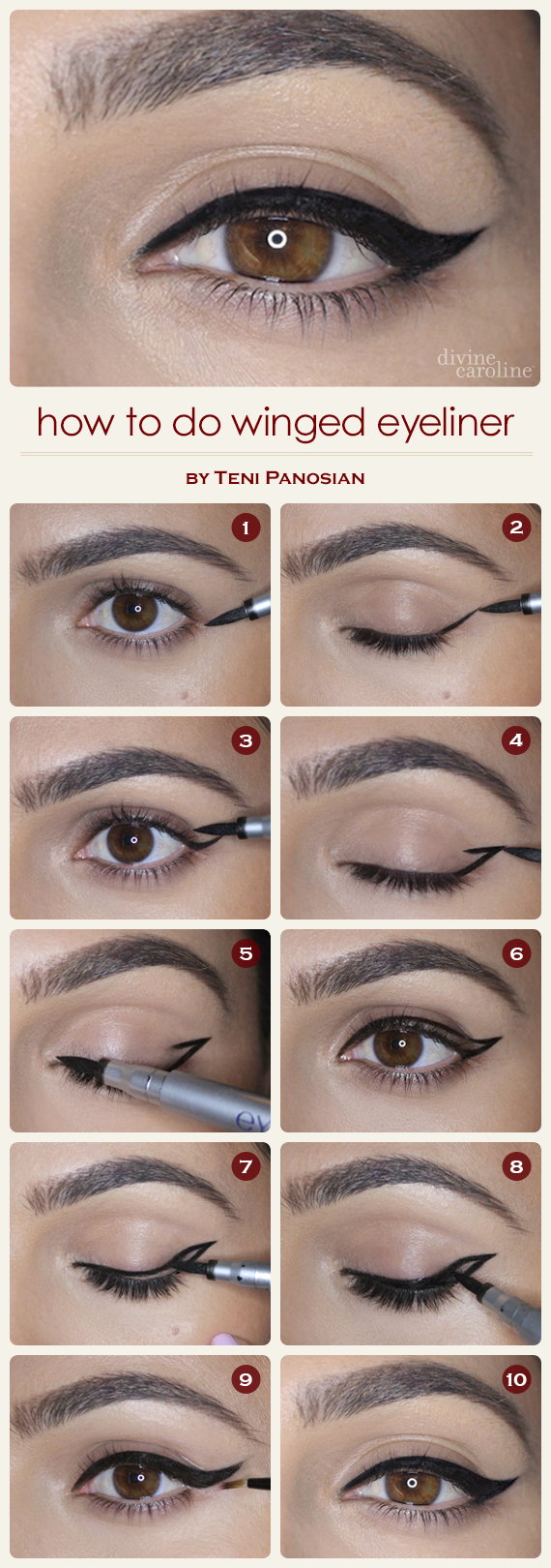 DIY Winged Eyeliner