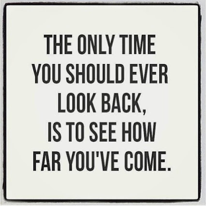 the only time you should look back