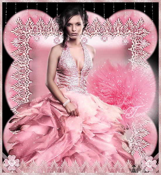 Glittery Pink Gown