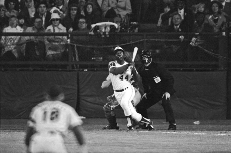 Hank Aaron king of the long ball