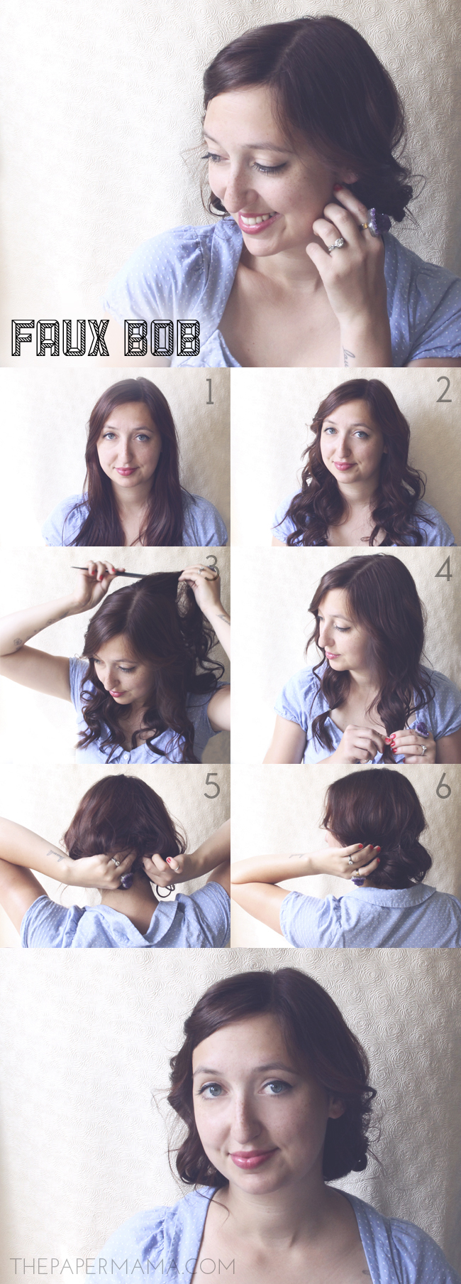 DIY Faux Bob DIY Faux Bob