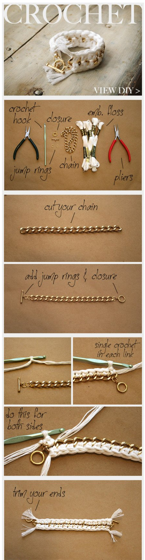 Crochet Bracelet Crochet Bracelet