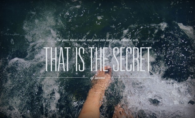 That is the secret