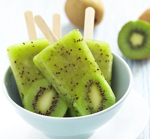 Lime fruit popsicles