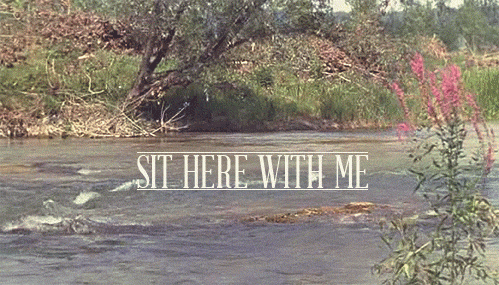 Sit here with me