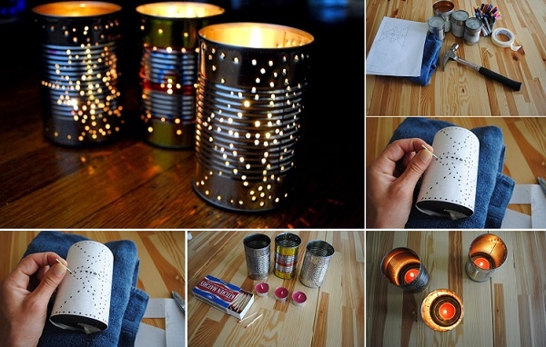 DIY Outdoor Can Lantern