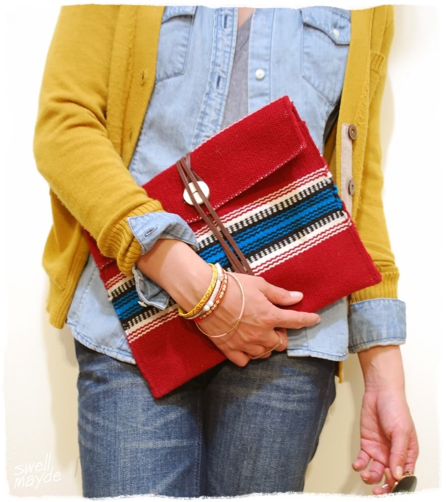 DIY Ethnic Wrap Clutch DIY Ethnic Wrap Clutch