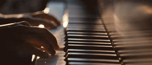 Piano playing