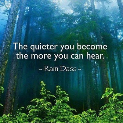 The quieter you become The quieter you become