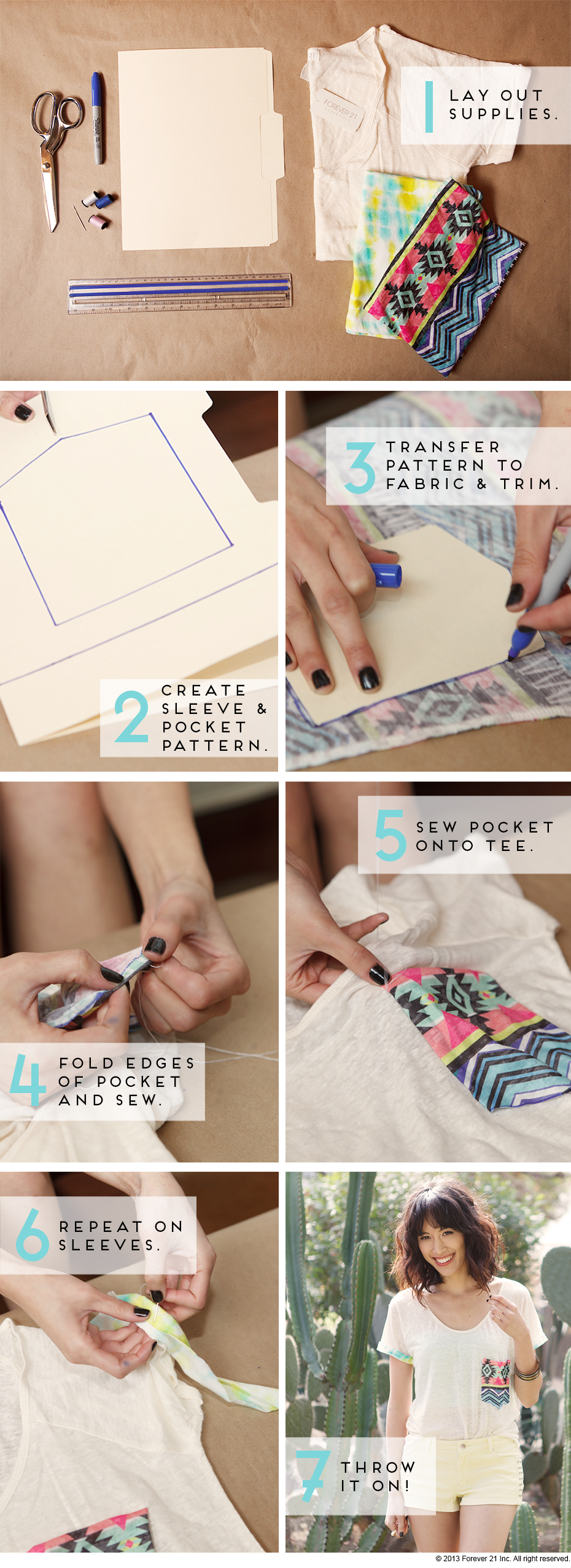 DIY Print Pocket Tee