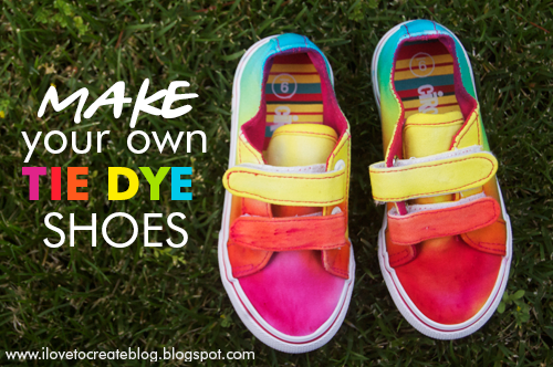 How to make rainbow tie dye shoes How to make rainbow tie dye shoes