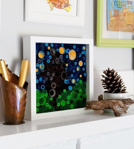 Easy rolled paper art