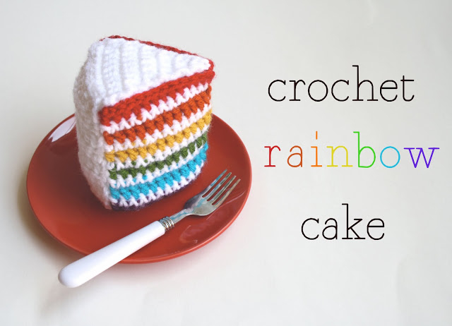 Crochet Rainbow Cake Pattern