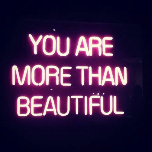 You are more beautiful You are more beautiful