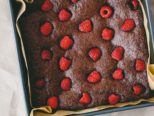 Chocolate raspberry cake