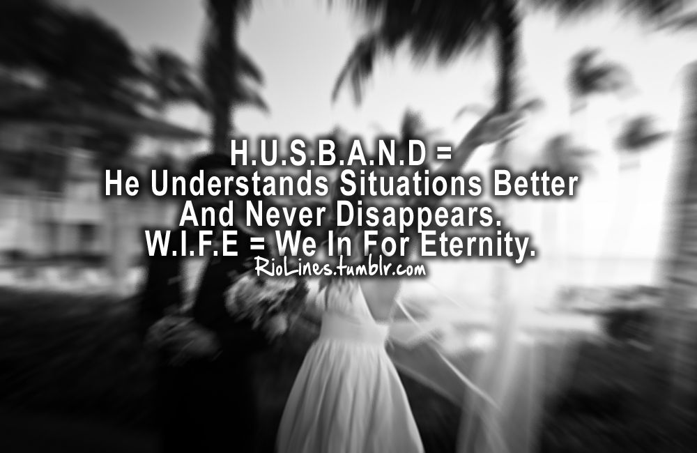 Husband and wife